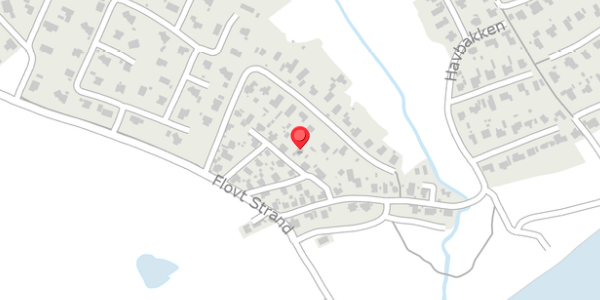 Trafikstøjkort på Flovt Strand 75, . , 6100 Haderslev