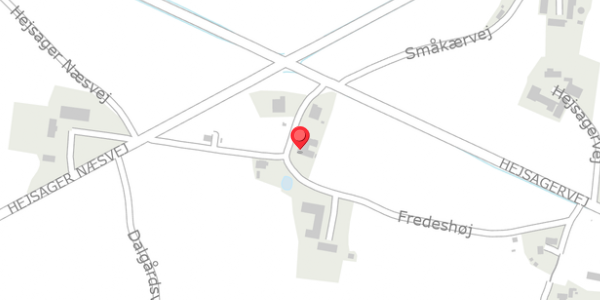 Trafikstøjkort på Fredeshøj 3, . , 6100 Haderslev