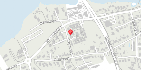 Trafikstøjkort på Frejas Have 3, 6100 Haderslev