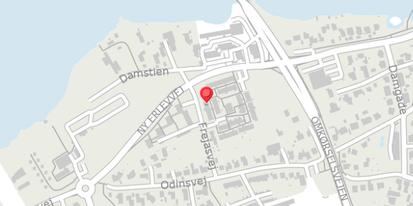 Trafikstøjkort på Frejas Have 7, 6100 Haderslev