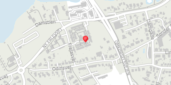 Trafikstøjkort på Frejas Have 36, 6100 Haderslev