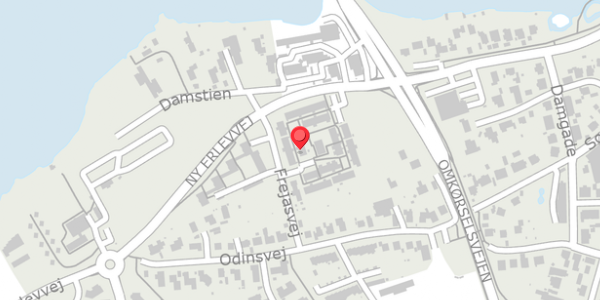 Trafikstøjkort på Frejas Have 37, 6100 Haderslev