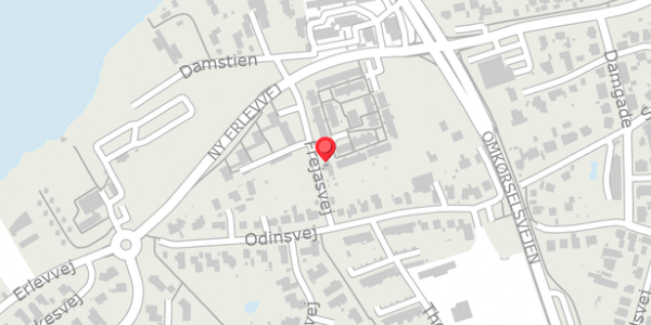 Trafikstøjkort på Frejasvej 1, . , 6100 Haderslev