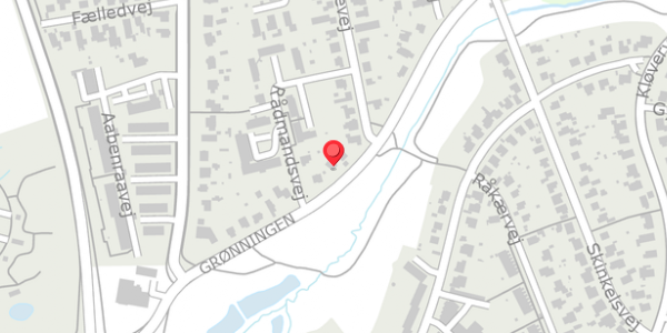 Trafikstøjkort på Grønningen 13, 6100 Haderslev