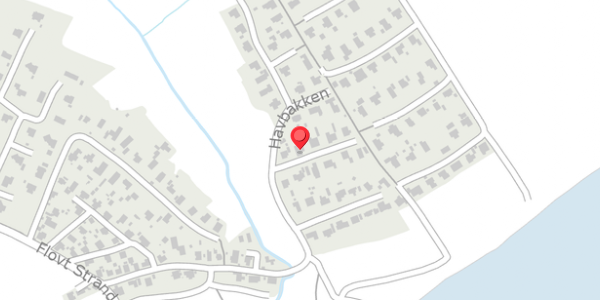 Trafikstøjkort på Havbakken 13, . , 6100 Haderslev