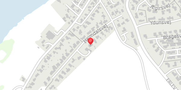Trafikstøjkort på Heimdalsvej 9, 6100 Haderslev