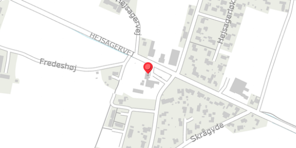 Trafikstøjkort på Hejsagervej 34A, . , 6100 Haderslev