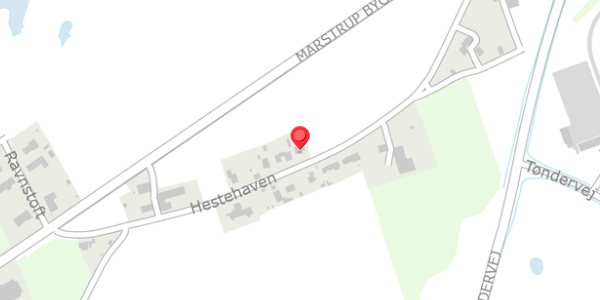 Trafikstøjkort på Hestehaven 32, 6100 Haderslev