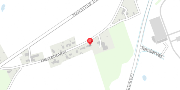 Trafikstøjkort på Hestehaven 37, 6100 Haderslev