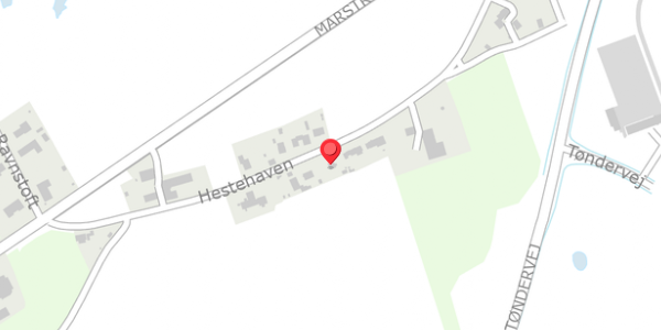 Trafikstøjkort på Hestehaven 41, 6100 Haderslev