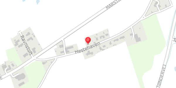 Trafikstøjkort på Hestehaven 42, 6100 Haderslev