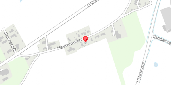 Trafikstøjkort på Hestehaven 43, 6100 Haderslev