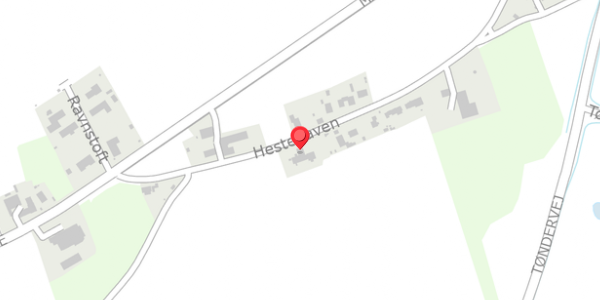 Trafikstøjkort på Hestehaven 47, 6100 Haderslev