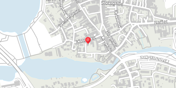 Trafikstøjkort på Klosteret 7D, 6100 Haderslev