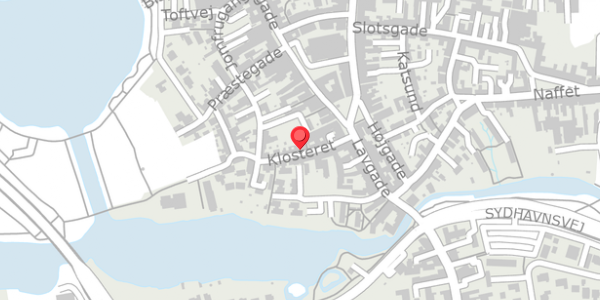 Trafikstøjkort på Klosteret 10, . , 6100 Haderslev