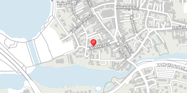 Trafikstøjkort på Klosteret 16, . , 6100 Haderslev