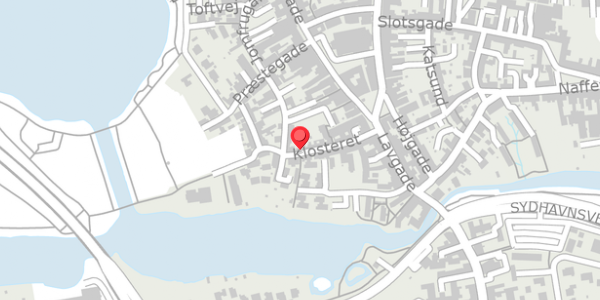 Trafikstøjkort på Klosteret 18, . , 6100 Haderslev