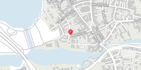 Trafikstøjkort på Klosteret 22, . , 6100 Haderslev