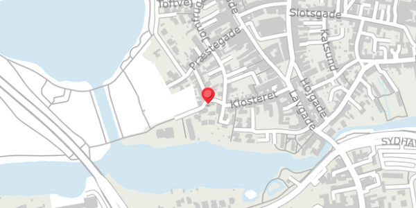 Trafikstøjkort på Klosteret 23A, . , 6100 Haderslev