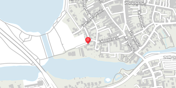 Trafikstøjkort på Klosteret 25A, . , 6100 Haderslev