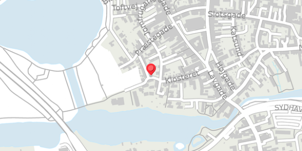 Trafikstøjkort på Klosteret 26, . , 6100 Haderslev