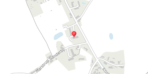 Trafikstøjkort på Knokbjerg 24B, 6100 Haderslev