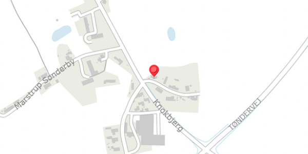Trafikstøjkort på Knokbjerg 47, . , 6100 Haderslev