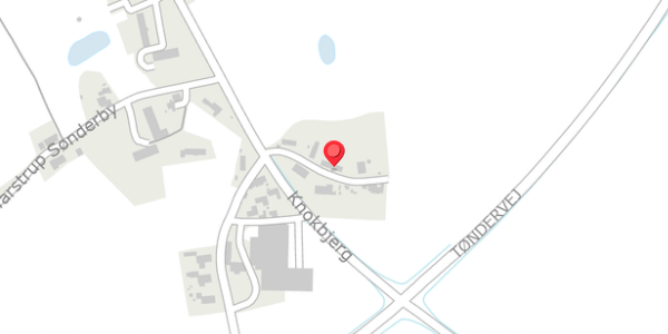 Trafikstøjkort på Knokbjerg 51, . , 6100 Haderslev