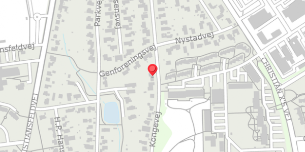 Trafikstøjkort på Kongevej 57, . , 6100 Haderslev