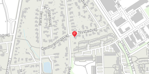 Trafikstøjkort på Kongevej 58, 6100 Haderslev