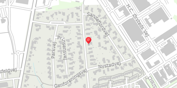 Trafikstøjkort på Kongevej 70, . , 6100 Haderslev