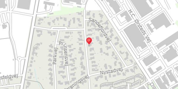 Trafikstøjkort på Kongevej 72, 6100 Haderslev