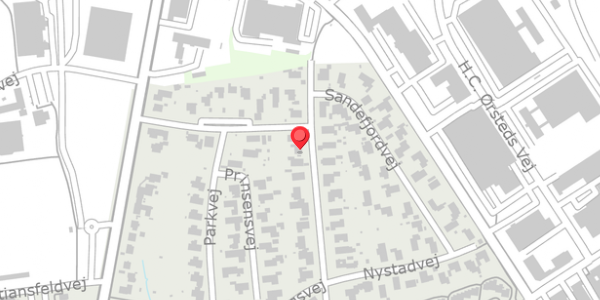 Trafikstøjkort på Kongevej 87, 6100 Haderslev