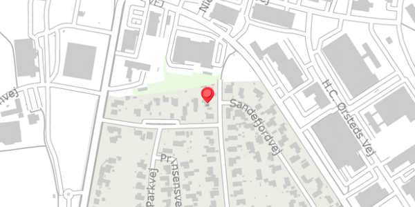 Trafikstøjkort på Kongevej 91B, . , 6100 Haderslev