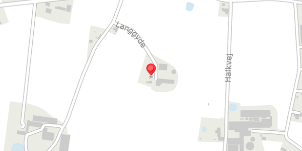 Trafikstøjkort på Langgyde 5, . , 6100 Haderslev