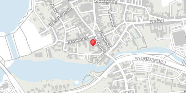 Trafikstøjkort på Lavgade 4A, 6100 Haderslev