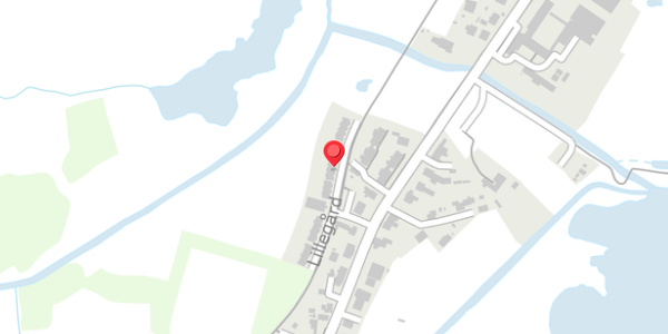 Trafikstøjkort på Lillegård 13, 6100 Haderslev