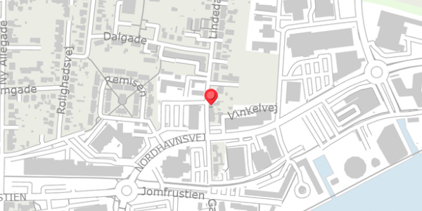 Trafikstøjkort på Lindedal 18, . , 6100 Haderslev