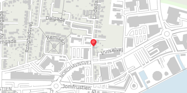 Trafikstøjkort på Lindedal 20, . , 6100 Haderslev