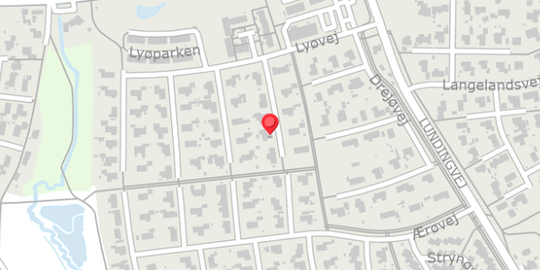 Trafikstøjkort på Lyøvej 13, . , 6100 Haderslev