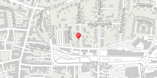 Trafikstøjkort på Mariegade 3, st. , 6100 Haderslev