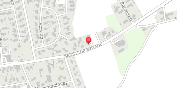Trafikstøjkort på Marstrup Bygade 110, 6100 Haderslev