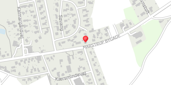 Trafikstøjkort på Marstrup Bygade 116, . , 6100 Haderslev