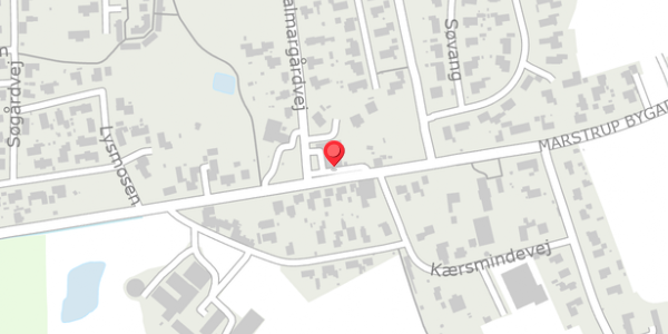 Trafikstøjkort på Marstrup Bygade 122, 6100 Haderslev