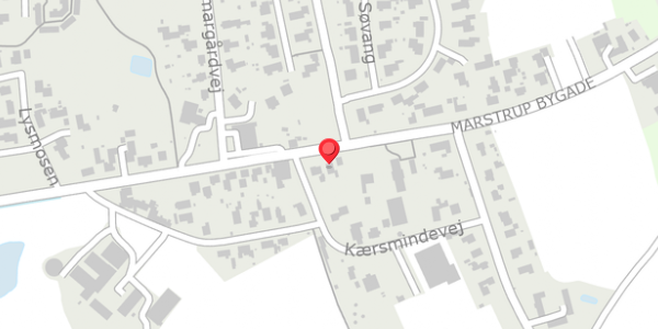 Trafikstøjkort på Marstrup Bygade 123, . , 6100 Haderslev