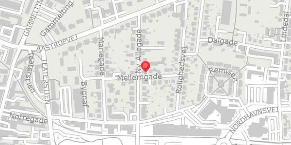 Trafikstøjkort på Mellemgade 7, 6100 Haderslev