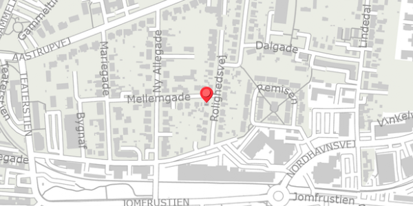 Trafikstøjkort på Mellemgade 16, 6100 Haderslev