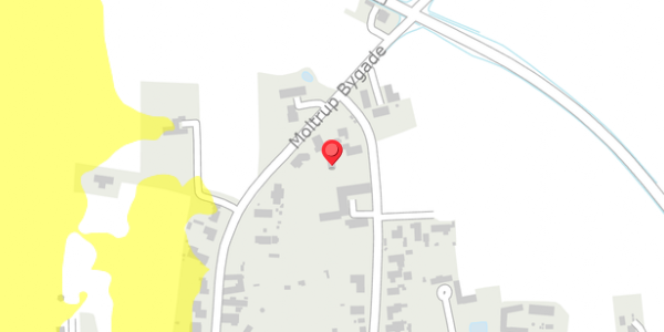 Trafikstøjkort på Moltrup Bygade 25, . , 6100 Haderslev