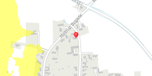 Trafikstøjkort på Moltrup Bygade 27, . , 6100 Haderslev