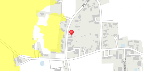 Trafikstøjkort på Moltrup Bygade 77, . , 6100 Haderslev